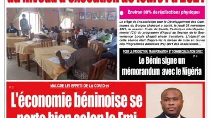 Parution du vendredi 26 novembre 2021