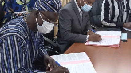 SIGNATURE D&rsquo;UN ACCORD ENTRE L&rsquo;UNIVERSITE DE PARAKOU ET LA MAIRIE : Gandaho et Zimé Chabi  pour un partenariat gagnant-gagnant