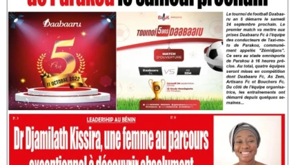 UNE DU JEUDI 22 SEPTEMBRE 2022