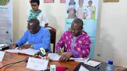 SIGNATURE D&rsquo;UN ACCORD-CADRE DE COOPÉRATION :  L&rsquo;Up et l&rsquo;Université Kdk pour une agriculture résiliente et durable     