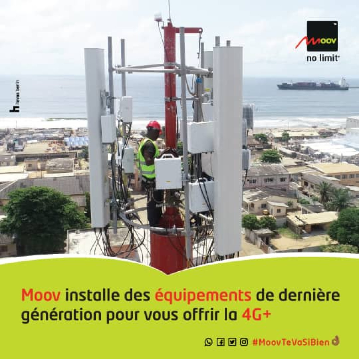 LANCEMENT DU RÉSEAU 4G+ : Moov Bénin offre la meilleure connexion internet à ses abonnés