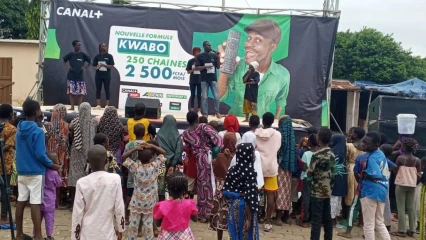 AVEC LA NOUVELLE FORMULE KWABO, Canal+ devient accessible à 2500F seulement . Profitez de plus de 250 chaînes . La nouvelle offre présentée aux populations du septentrion