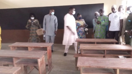 BANIKOARA/MISE EN SERVICE D’UN MODULE DE CLASSE ET MAGASINS A L’EPP TOUMAROU : Le maire Sarako Tamou améliore les conditions d’étude des apprenants