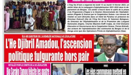 UNE DU VENDREDI 17 FEVRIER 2023