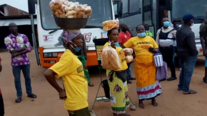 REPRISE DES ACTIVITES DE TRANSPORT EN COMMUN : La gare routière du carrefour Itaa à Calavi, opérationnelle