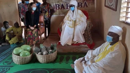 DIPLOMATIE : L’ambassadeur des Etats-Unis près le Bénin à Nikki