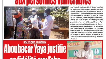 Parution du mercredi 16 décembre 2020