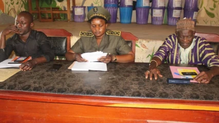 DEPARTEMENT DE L’ATACORA,   Lydie Chabi Nah au contact des élus locaux et populations