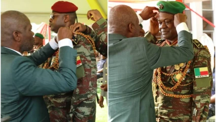 Pour leurs parcours militaires exemplaires :Deux officiers supérieurs élevés au rang de généraux