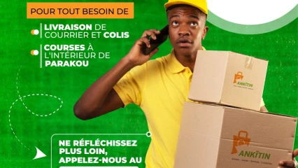 LIVRAISONS DE COURRIERS ET COLIS À PARAKOU : Ankĩtin Mooving, un service de livraison rapide, fiable et dynamique