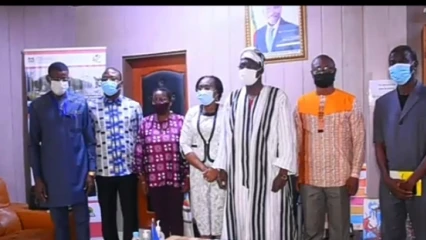 DEVELOPPEMENT DE LA VILLE DE PARAKOU : Le maire Zimé Chabi reçoit le soutien de l’équipe rectorale de l’Up