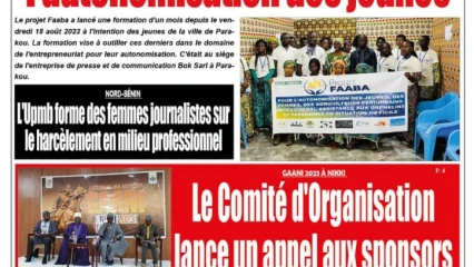 UNE DU LUNDI 21 AOÛT 2023