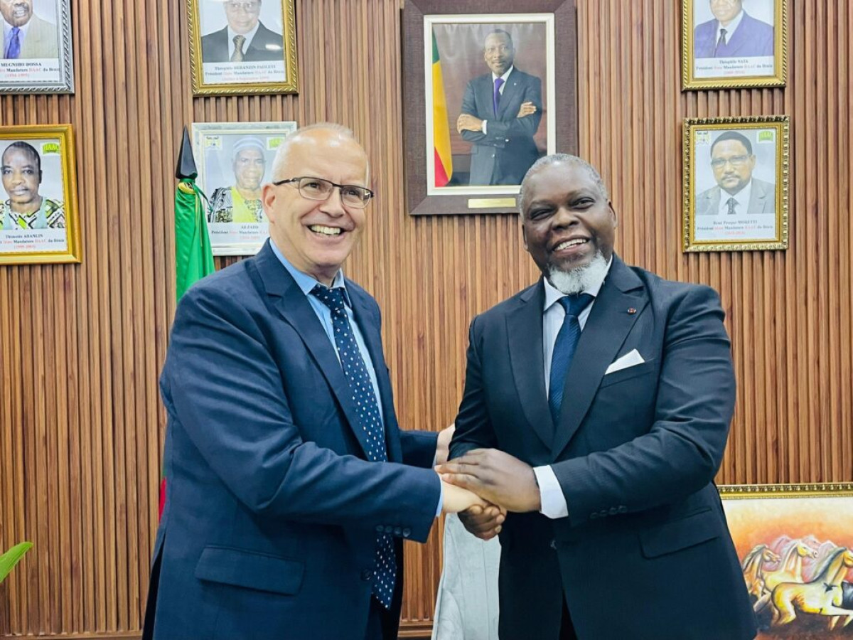 Coopération haac-ambassade d&rsquo;allemagne au bénin: Édouard Loko échange avec Stefan Buchwald 