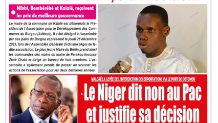 Parution du vendredi 29 décembre : Dernière parution de l&rsquo;année 2023