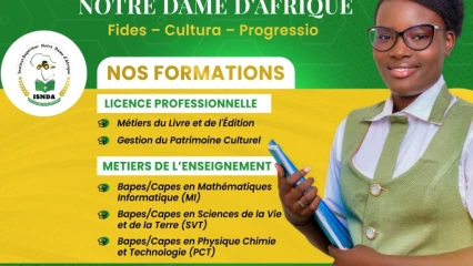 INSTITUT SUPÉRIEUR NOTRE DAME D’AFRIQUE DU BÉNIN :  L’Université qu’il vous faut pour des formations de qualité  