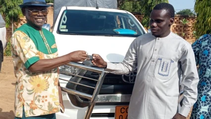 DÉVELOPPEMENT DES INVESTISSEMENTS AGRICOLES PRODUCTIFS DANS LE BORGOU :  L’Adécob dotée de matériels roulants et informatiques