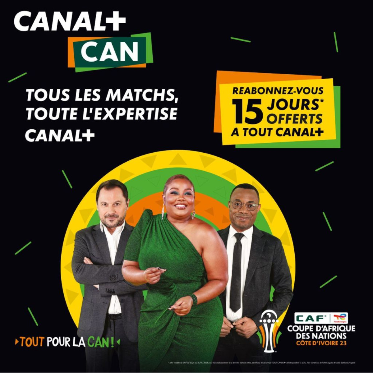 CAN TOTAL ENERGIES CÔTE-D’IVOIRE 2024 : Canal + Bénin prévoit l&rsquo;inédit pour la fête du football africain  • Deux offres exceptionnelles pour les abonnés