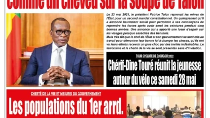 UNE DU MERCREDI 25 MAI 2022