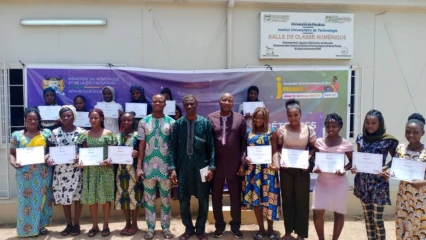 CYBERSÉCURITÉ AU BÉNIN : 35 étudiantes de la Faseg et de l&rsquo;Iut de l&rsquo;Up formées