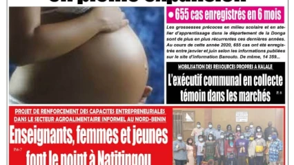 Parution du mardi 08 décembre 2020