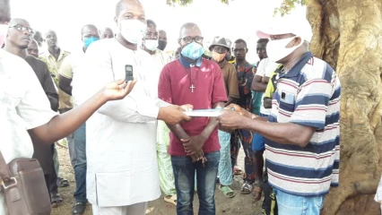 CONSTRUCTION D’INFRASTRUCTURES COMMUNAUTAIRES A KOUANDE : Le maire Kouandé-Sounon lance les travaux