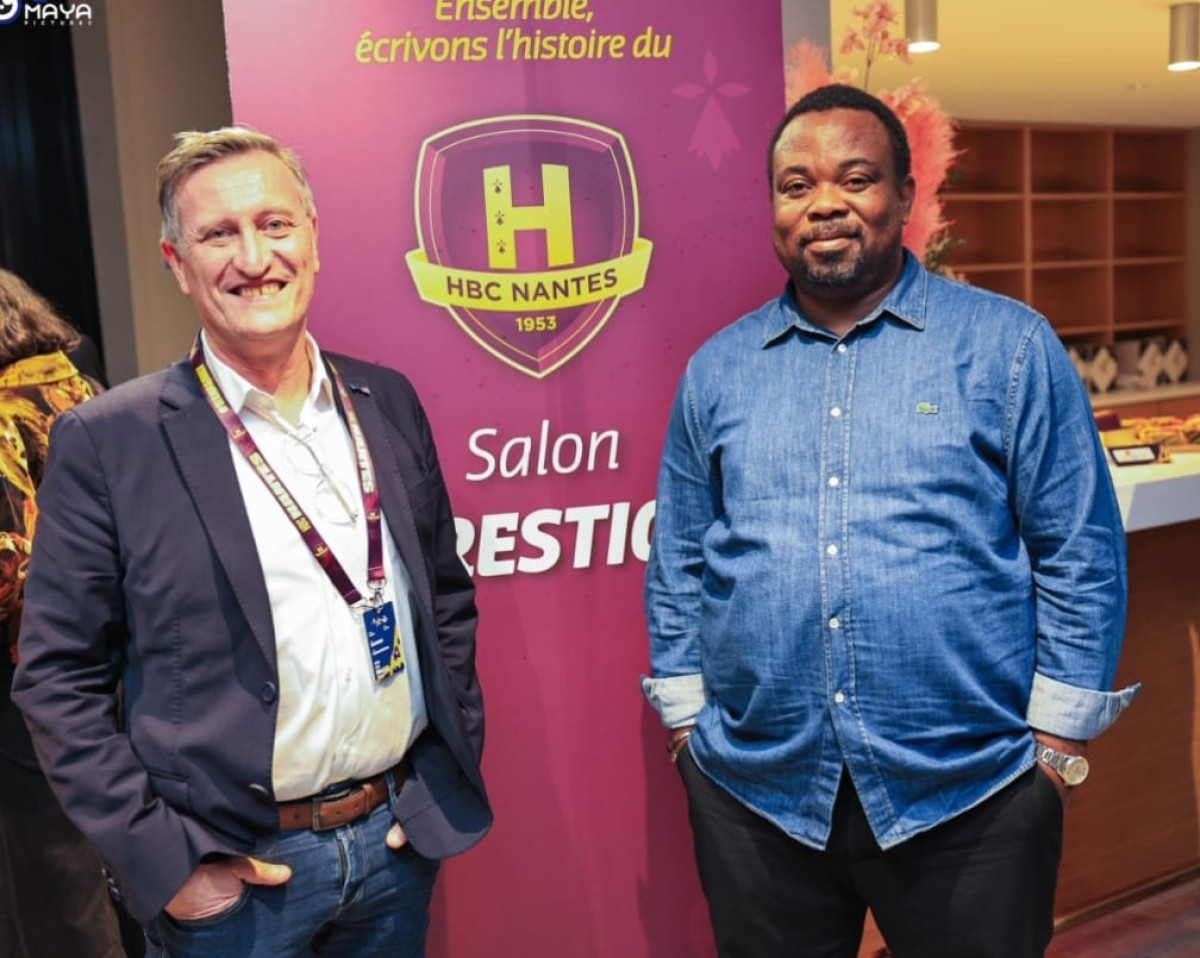 EN SÉJOUR EN FRANCE  : Sidikou Karimou visite Hbc Nantes 