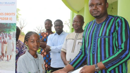 LUTTE CONTRE LES VBG À BANIKOARA : Sarako Tamou aux côtés du mouvement des jeunes catalyseurs