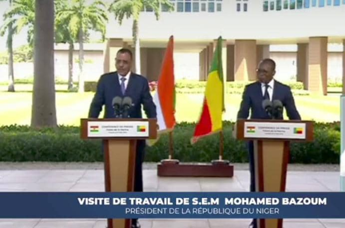 POINT DE PRESSE DE LA VISITE DU PRÉSIDENT NIGÉRIEN AU BÉNIN :  L&rsquo;essentiel à retenir sur la lutte contre le terrorisme
