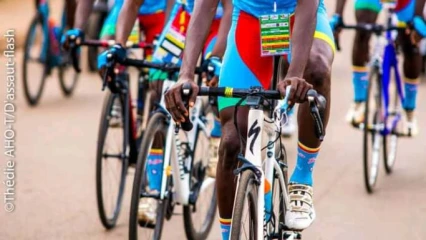 16E TOUR CYCLISTE INTERNATIONAL DU BENIN : L&rsquo;événement lancé à Djougou .  Nsia banque, Nsia Assurance et Nsia Assurance vie co-parrainent la première étape