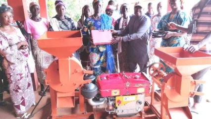 Production mécanisée du beurre de karité à Pehunco: les groupements de Bouérou Gourou et Gbéba équipés