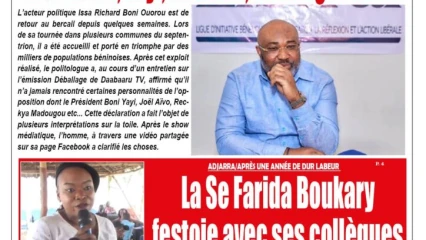 Parution du lundi 29 janvier 2024