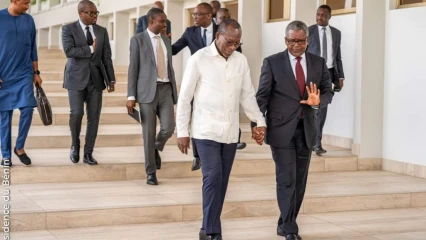 TÊTE-À-TÊTE ENTRE PATRICE TALON ET ALIKO DANGOTE À COTONOU : Vers l’amélioration du climat des affaires Bénino-Nigérianes  . Le Président Tinubu, l’élément facilitateur ?