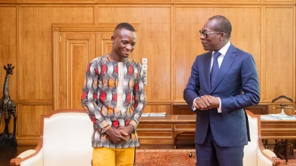 BENIN : Le jeune pharmacien Joachim Hodé reçu par Patrice Talon