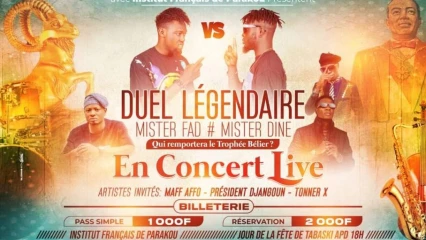 ANNULATION DU SPECTACLE  »DUEL LÉGENDAIRE » : Voici la version de l’Institut Français de Parakou
