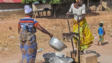 RÉHABILITATION D’UNE POMPE A MOTRICITÉ HUMAINE À GUINAGOURO : Adam Chabi Bouko ou le visage du social de Talon à Pèrèrè