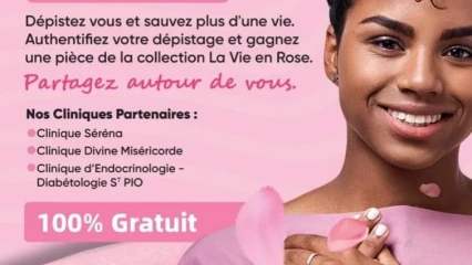 À TRAVERS LA CAMPAGNE « LA VIE EN ROSE » AU BÉNIN :  Canal+ soutient le dépistage du cancer du sein