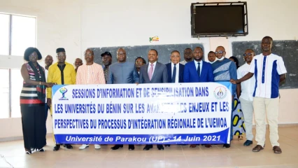 AVANTAGES, ENJEUX ET PERSPECTIVES DU PROCESSUS D’INTÉGRATION REGIONALE DE L’UEMOA : Après l’Uac, les étudiants de l’Up sensibilisés