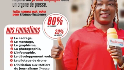 CENTRE DE FORMATION AUX MÉTIERS DE L’AUDIOVISUEL ET DU NUMÉRIQUE (CFOMAN-DAABAARU) À PARAKOU : Les inscriptions se poursuivent