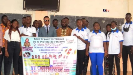 JOURNAL L&rsquo;ÉTUDIANT NOIR DE L’UNIVERSITE DE PARAKOU : La 2ème rentrée journalistique effectuée