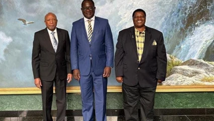 Opportunités d&rsquo;investissement dans le secteur minier en Afrique   :   Moïse Kérékou échange avec le Président namibien Nangolo Mbumba 