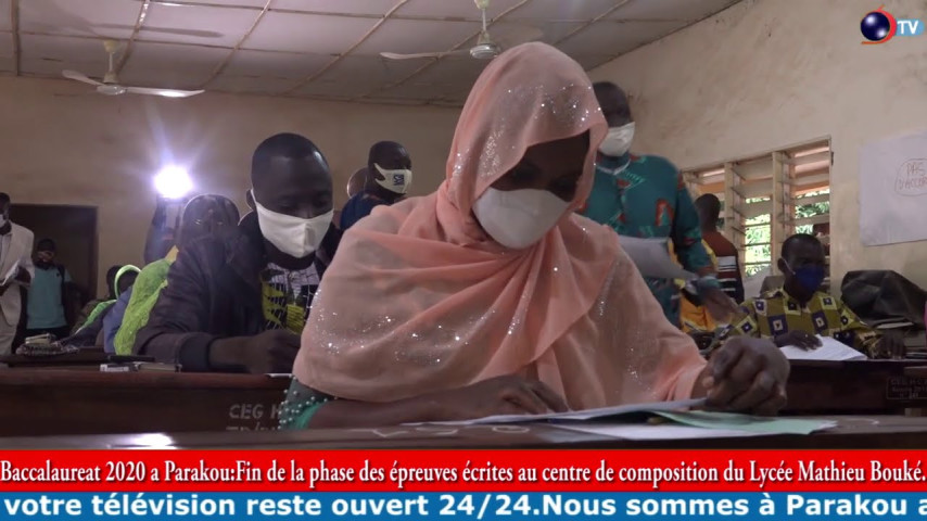 BACCALAURÉAT 2020 A PARAKOU: Fin de la phase écrites au centre de composition du Lycée Mathieu Bouké