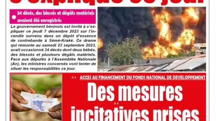 Parution du jeudi 07 décembre 2023