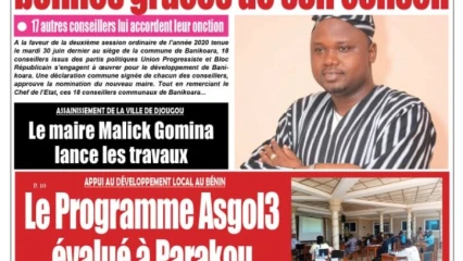 Parution du mercredi 01 juillet 2020