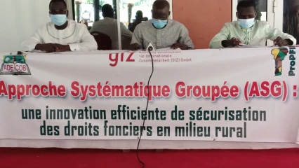 POUR UNE MEILLEURE GESTION DES AFFAIRES FONCIÈRES DANS LE BORGOU : L’Adecob outille les principaux acteurs