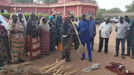 PÉHUNCO/GRÂCE À LA COOPÉRATION SUISSE À TRAVERS LA SNV : La coopérative Yam Buram dotée de matériels d’assainissement