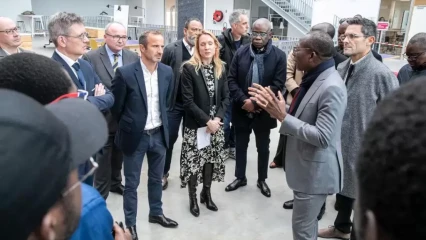 FRANCE/EN VISITE DE TRAVAIL À NANTES : Patrice Talon échange avec les responsables de l’école de Design