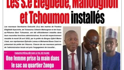 UNE DU MERCREDI 27 AVRIL 2022