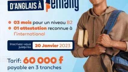 POUR VOS BESOINS DE FORMATION EN ANGLAIS À PARAKOU : Rendez-vous au centre Perflang