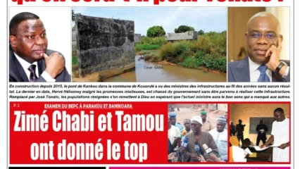 UNE DU MARDI 13 JUIN 2023