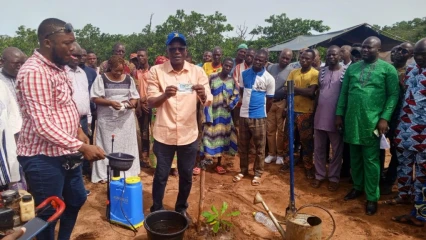LANCEMENT DE LA CAMPAGNE DE PLANTATION DES PLANTS PERFORMANTS D’ANACARDIERS À NATITINGOU : TechnoServe dans une dynamique de booster la production de cajou